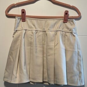 Hollister Cream Skirt